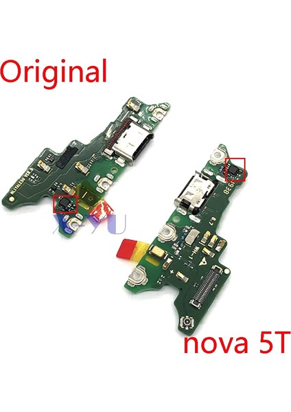 Orijinal Şarj Kurulu Huawei Nova 5 T USB Güç Şarj Cihazı Bağlantı Noktası Jakı Yuva Konnektörü Fiş Kurulu Esnek Şarj Kablosu Onarım Parçaları (Yurt Dışından)