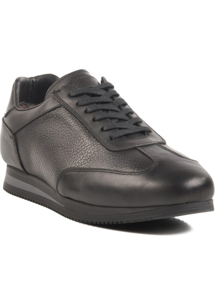 Siyah Deri Erkek Casual Ayakkabı 2K1004-HK-7811 M modelleri