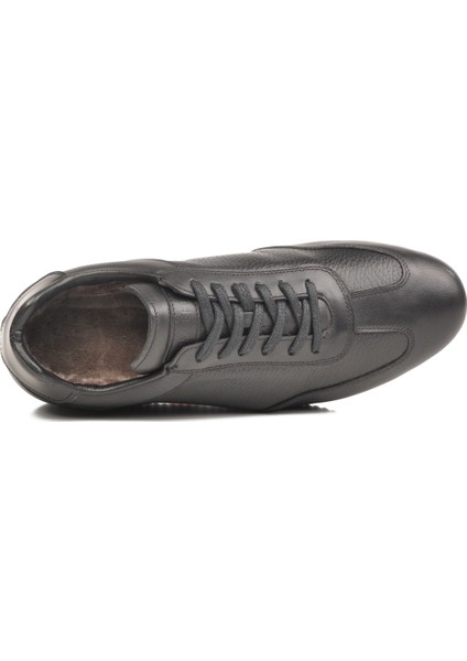 Siyah Deri Erkek Casual Ayakkabı 2K1004-HK-7811 M fırsatları