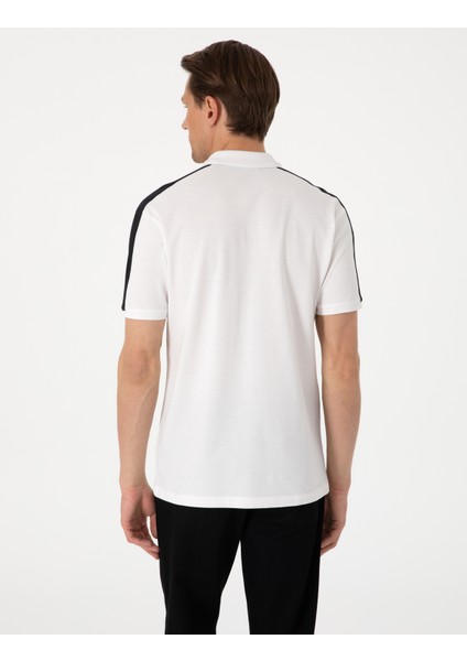 Erkek Siyah Kol Detaylı Slim Fit Polo Yaka Tişört 50307520-VR046 indirimleri