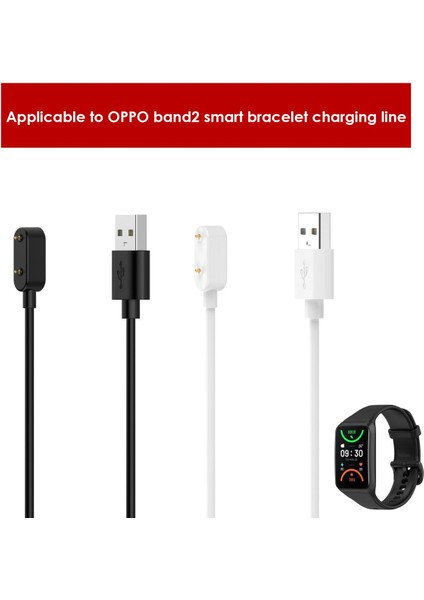 Oppo Band2 Için Manyetik Şarj Cihazı USB Şarj Şarj Kablosu Akıllı Saat Bileklik Band2 Aksesuarları (Yurt Dışından)