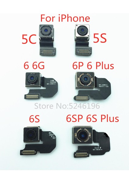 Orijinal Büyük Kamera Arka Kamera Arka Kamera Modülü Flex Kablo iPhone 5c 5s 6 6s Artı 6 Artı Yedek Onarım Parçaları. (Yurt Dışından)