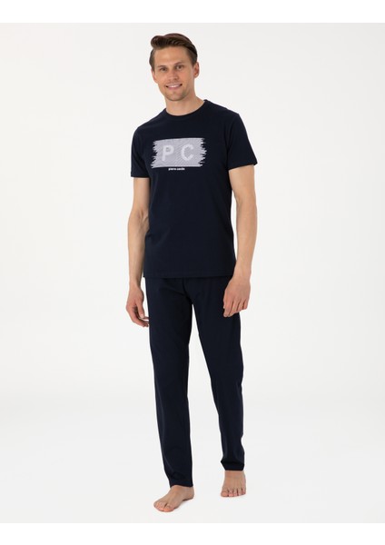 Erkek Lacivert Kısakol Pijama Takımı 50314417-200