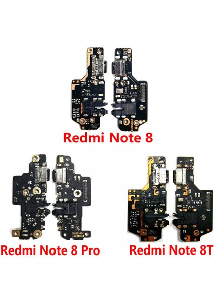 Orijinal Xiaomi Redmi Için Not 8 8t Pro Mikrofon USB Şarj Portu Kurulu Flex Kablo Konnektör Parçaları (Yurt Dışından)