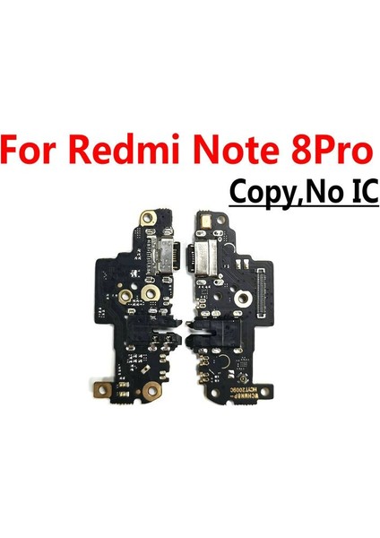 Orijinal Xiaomi Redmi Için Not 8 8t Pro Mikrofon USB Şarj Portu Kurulu Flex Kablo Konnektör Parçaları (Yurt Dışından)