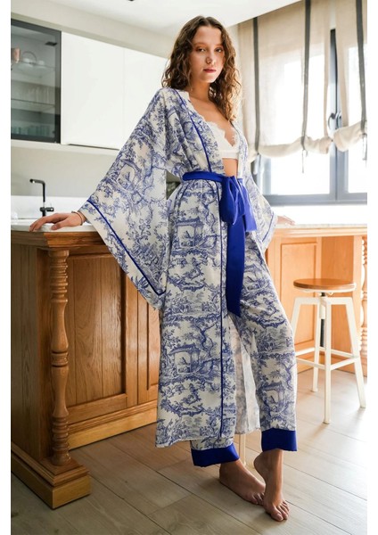 Royal Serenity Kimono Set