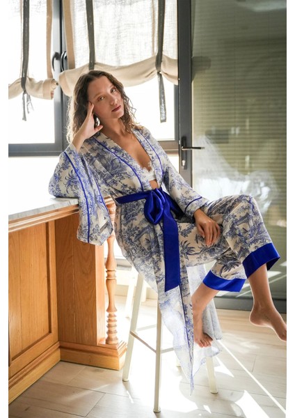 Royal Serenity Kimono Set