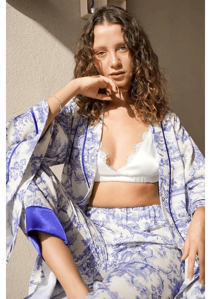 Royal Serenity Kimono Set