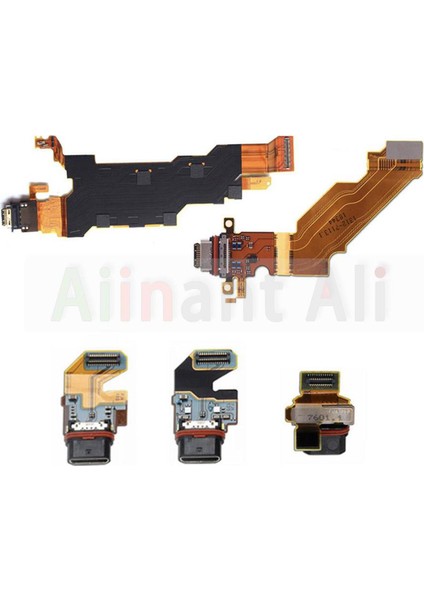 Orijinal USB Dock Şarj Konektörü Bağlantı Noktası Şarj Cihazı Flex Kablo Sony Xperia x Xz Xz1 Xz2 Xz3 Z3 Z4 Z5 Kompakt Premium Artı (Yurt Dışından)