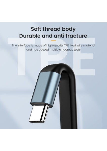 Mini Anahtarlık Taşınabilir USB Veri Kablosu iPhone 3A Hızlı Şarj Tipi C Mikro USB C Kısa Kablo Kablosu Xiaomi Huawei Poco (Yurt Dışından)