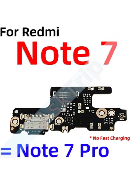 Orijinal Hızlı Şarj USB Şarj Aleti Kurulu Bağlantı Noktası Konektörü Mic Dock Flex Kablo Xiaomi Redmi Için Not 6 7 6A 7A Pro Artı Dock (Yurt Dışından)