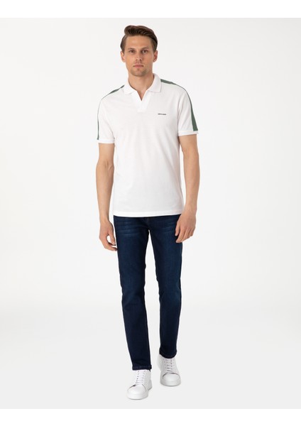 Erkek Koyu Lacivert Slim Fit Jean Pantolon 50308930-VR100