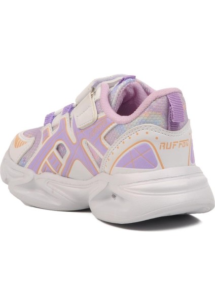 Beyaz-Lila Çocuk Spor Ayakkabı Ruffon 2351 P fırsatları