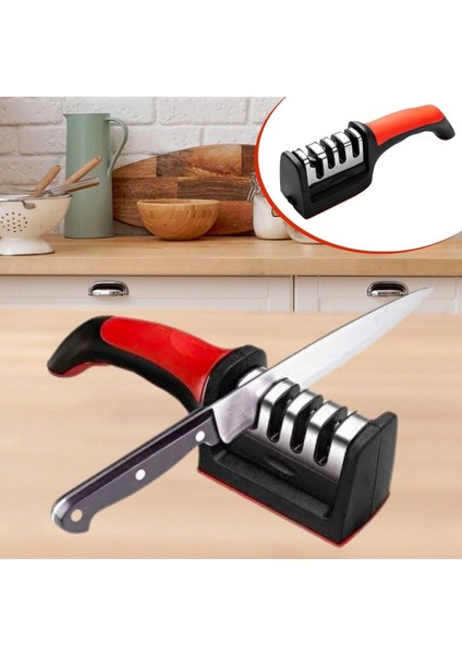 4 Aşamaları Kaymaz Taban Hızlı Makas Bileme Aracı
