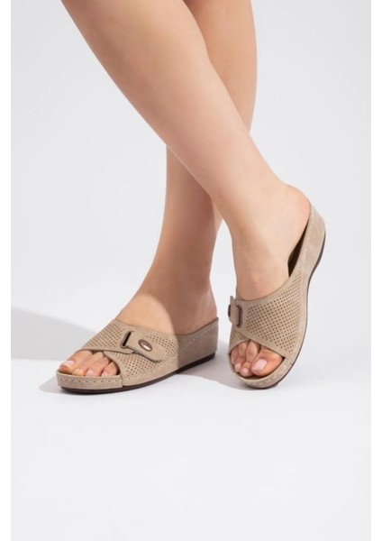 Kadın Ortopedik Konfor Modeli Günlük Terlik Yumuşak Anatomik Tabanlı Rahat Dışarı & Ev Iç