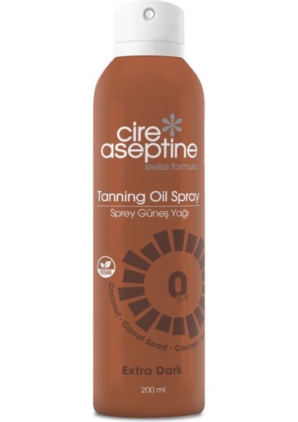 Tanning Oil Spray 0 Spf 200ML