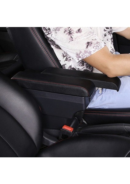 Peugeot 207 2010-2020 Sürgülü Kolçak Kol Dayama 2 Adet USB Li Araca Özel Delmesiz Vidasız Montaj fırsatları