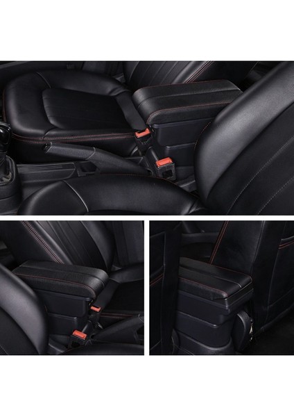 Volkswagen Polo 2019-2022 Sürgülü Kolçak Kol Dayama 2 Adet USB Li Araca Özel Delmesiz Vidasız Montaj indirimleri