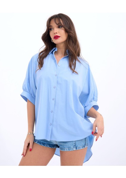 5190 Gömlek-Mavi modelleri