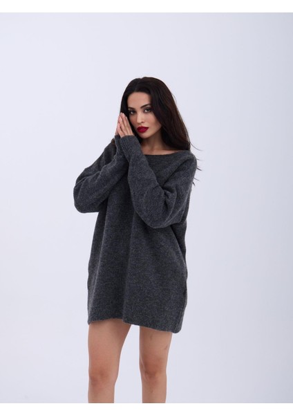 43221 Triko Arka V Salaş Kazak-Antrasit modelleri