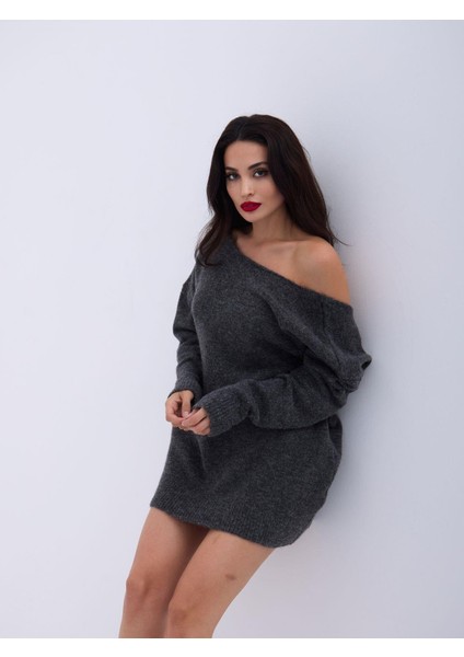 43221 Triko Arka V Salaş Kazak-Antrasit fırsatları