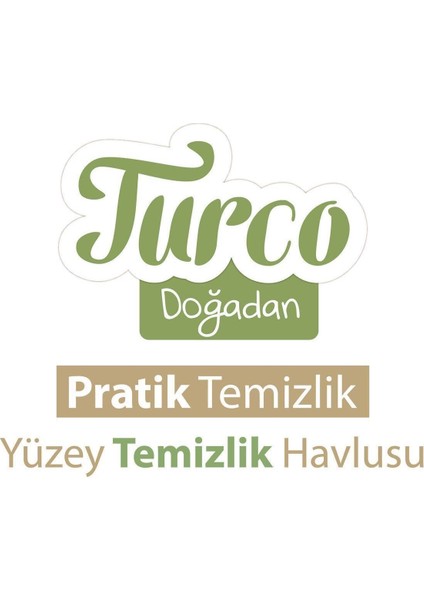 Turco Doğadan Pratik Yüzey Temizlik Havlusu 4X100 (400 Yaprak)