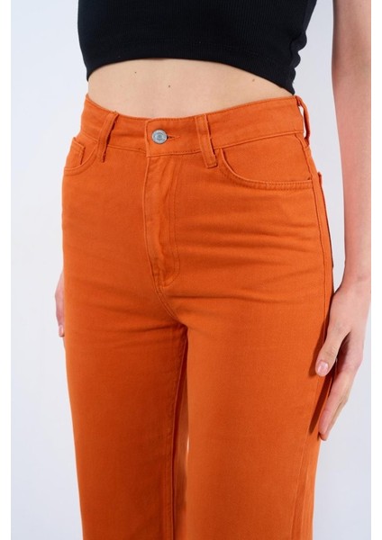 Strong Düz Pantolon - Oranj