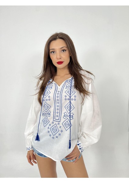 6896 Gömlek-Ekru fiyatları