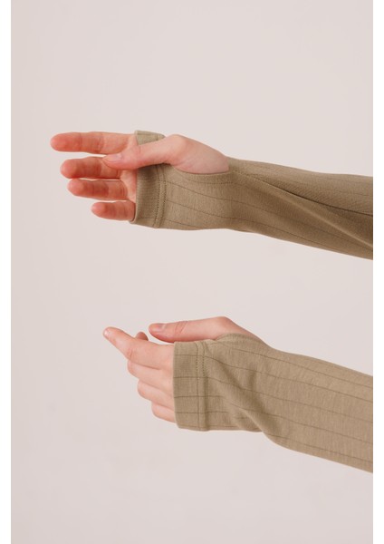 Fitilli Bluz ve Pantolon Yeşil Ikili Takım modelleri