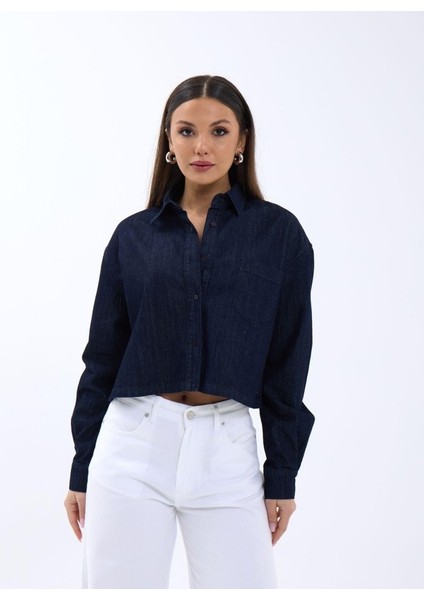 7362 Kot Gömlek-Lacivert