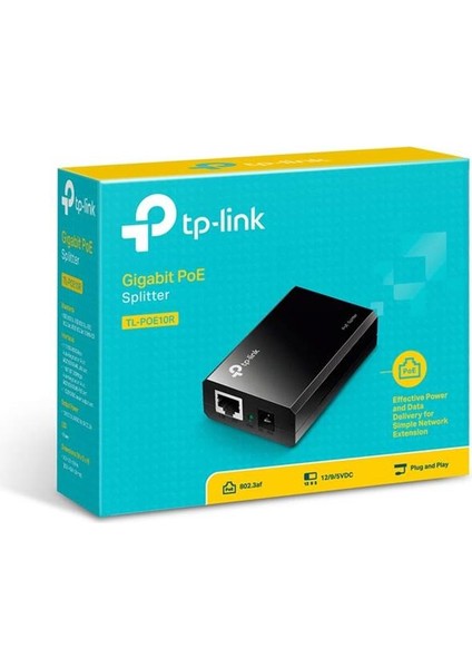 Tp-Lınk Omada TL-POE10R Gıgabıt Poe Giriş / 5/9/12V Dc Çıkış Splıtter