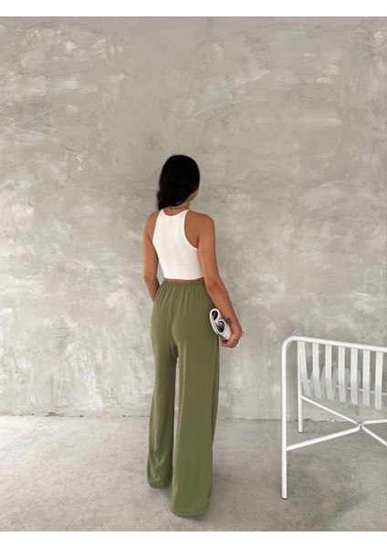 Ayrobin Oversize Pantalon - Mint Yeşili