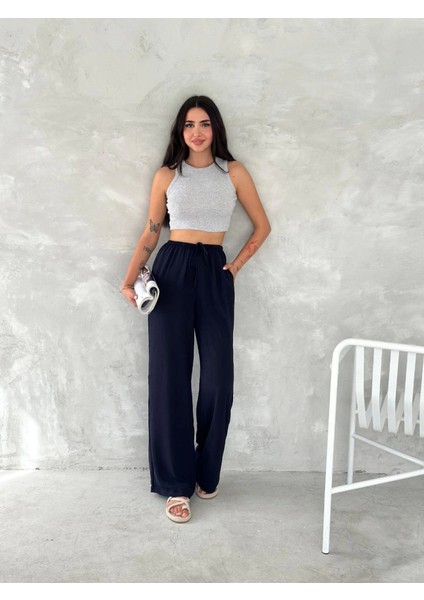 Ayrobin Oversize Pantalon - Lacivert