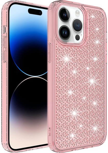 Iphone 14 Pro Max Snow Silikon Kapak Pembe Tdrtr