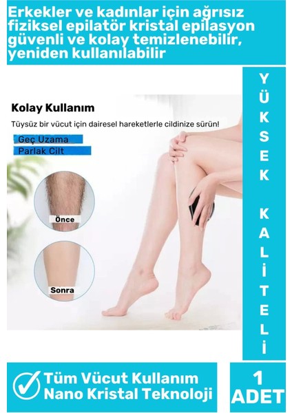 Özel Üretim Yüksek Kaliteli Acısız Nano Teknoloji Kolay Temizlenir Tüm Vücut Epilasyon Taşı fiyatları