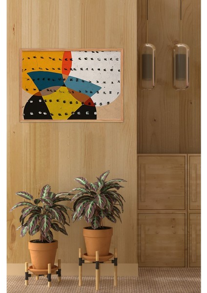 Ahşap Çerçeveli Mdf Tek Tablo Abstract Yüz Modeli Tablo (Kendi Tablo Setinizi Oluşturacağınız Liste) Çerçevelli 1097