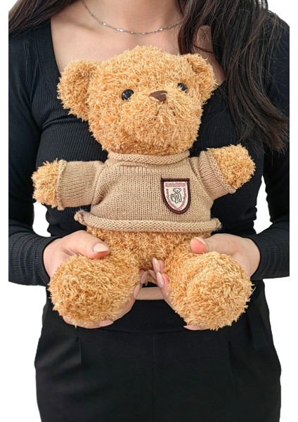 30 cm Kahverengi Hediye Peluş Oyuncak Ayıcık Ayi-03