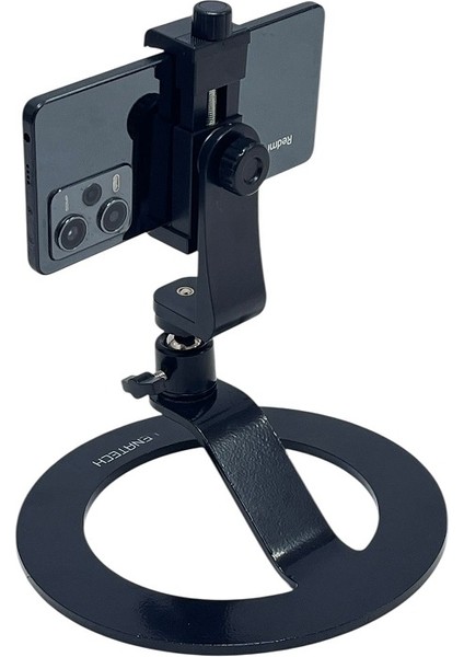 Masaüstü Telefon Tutucu Stand (Siyah Metal+Plastik Tutucu+ Hareketli Başlık) fiyatları
