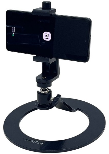 Masaüstü Telefon Tutucu Stand (Siyah Metal+Plastik Tutucu+ Hareketli Başlık) indirimleri