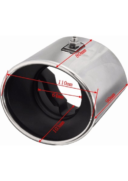 Honda Accord 2008 2009 2010 2012 Için Arka Susturucu Ucu Boru Çelık Egzoz Kuyruk (Yurt Dışından) fiyatları