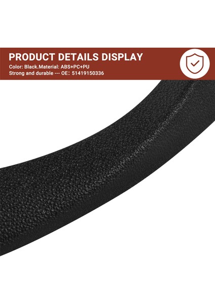 Siyah -Bmw E90 E91 3-Serisi Sedan 2006-2012 Sağ Iç Kapı Paneli Kolu Dış Döşeme Kapağı 51419150336 (Yurt Dışından) modelleri