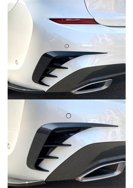 Siyah Araba Arka Tampon Ayırıcı Kanatlı Spoiler Bmw 3 Serisi G20 G28 318I 320I 330I 2019-2022 (Yurt Dışından) indirimleri