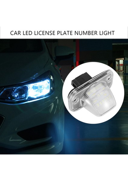 Araba 18SMD LED Plaka Numarası Işığı-Vw Transporter T4/caravelle Mk4/multivan Passat B5 B6 Kombi Eurova (Yurt Dışından)