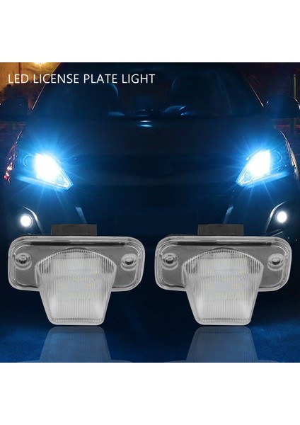 Araba 18SMD LED Plaka Numarası Işığı-Vw Transporter T4/caravelle Mk4/multivan Passat B5 B6 Kombi Eurova (Yurt Dışından)