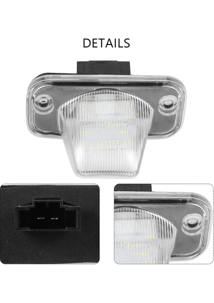 Araba 18SMD LED Plaka Numarası Işığı-Vw Transporter T4/caravelle Mk4/multivan Passat B5 B6 Kombi Eurova (Yurt Dışından)