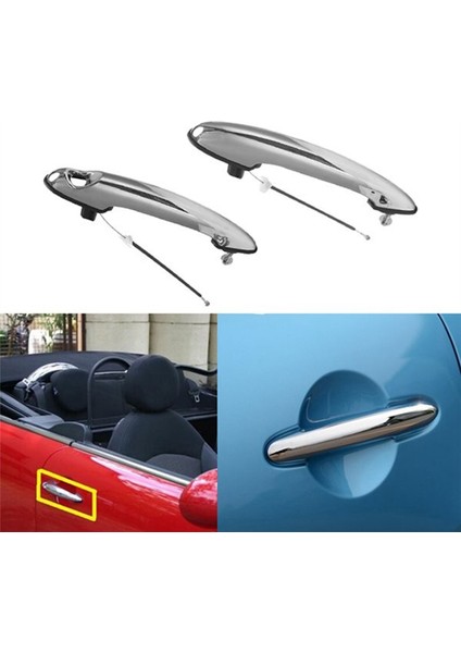 Dış Kapı Kolları Bmw Mini Cooper 2002-2015 Için Sağ Taraf Kapı Kolu 51217198472 (Yurt Dışından)