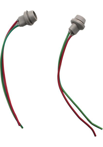 2x T10 Soket W5W Adaptörü Yumuşak Kauçuk Işık Lamba Tutucu Araba Aksesuarları Erkek Dişi Tel Konnektörü Kablo ile (Yurt Dışından)