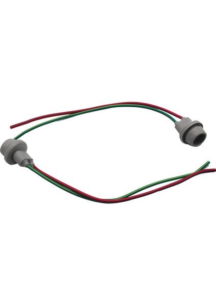2x T10 Soket W5W Adaptörü Yumuşak Kauçuk Işık Lamba Tutucu Araba Aksesuarları Erkek Dişi Tel Konnektörü Kablo ile (Yurt Dışından)