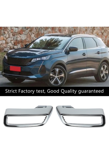 Peugeot 3008 5008 Için Allure 2017 - 2019 Egzoz Borusu Kuyruk Kapağı Abs Arka Egzoz Susturucu Uç Boru Kapağı Dekorasyon Trim (Yurt Dışından) fiyatları