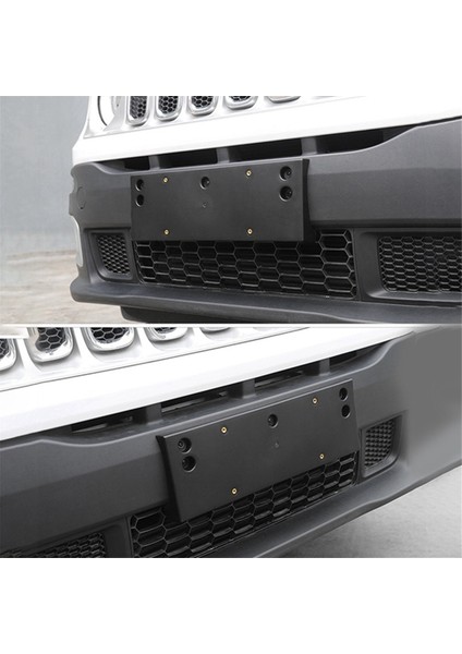 Jeep Renegade 2016-2021 Için Ön Plaka Tutucu Plaka Braketi Aksesuarları Siyah (Yurt Dışından) indirimleri